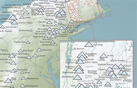 Cool Map of Every Ski Area In The US