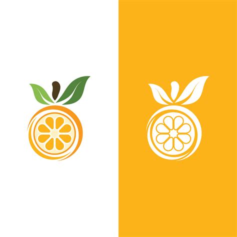 Orange logo design 8961183 Vector Art at Vecteezy