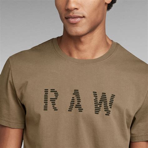 RAW T-Shirt | Brown | G-Star RAW® ZA