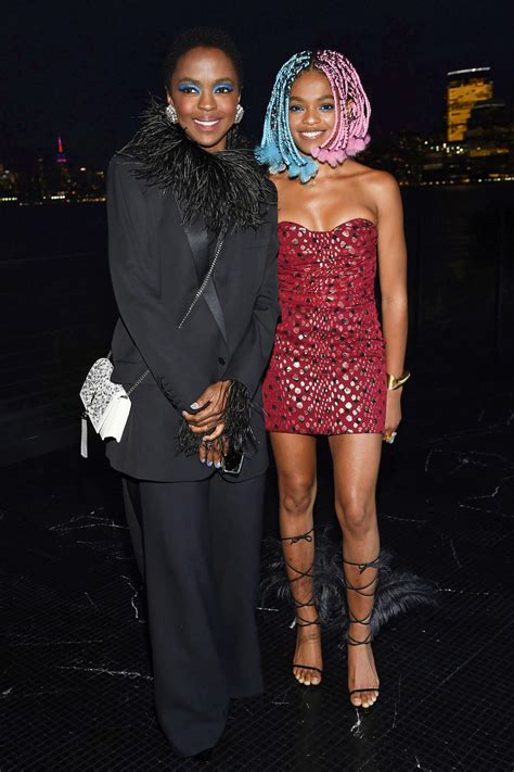 Lauryn Hill and Lookalike Daughter Selah Marley Sit Front Row at Saint ...