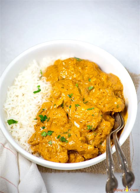 Easy Instant Pot Coconut Chicken Curry - Piping Pot Curry