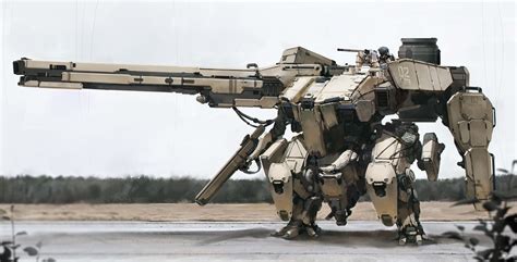 Mecha design based on M1A2 Abrams by Crux Lee : r/ImaginaryWeaponry