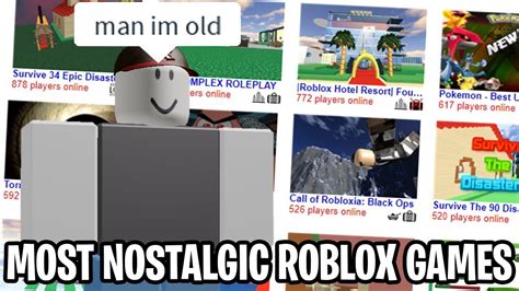 The Most Nostalgic Roblox Games of ALL TIME (Best Old Games on Roblox ...