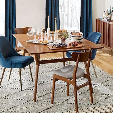 Extra Deep Mid-Century Expandable Dining Table (72"–92") - Acorn | West Elm