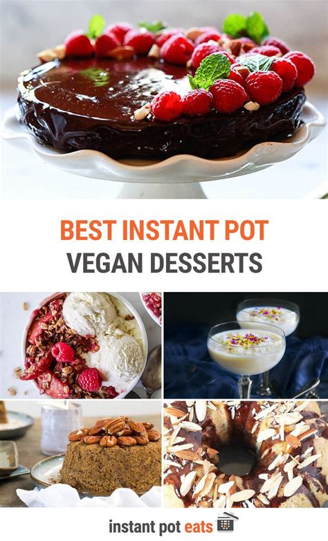 Best Instant Pot Vegan Desserts (Cakes, Crisps, Brownies & More)