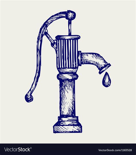 Water pump Royalty Free Vector Image - VectorStock