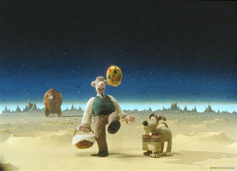 Wallace: Everybody knows the moon is made of cheese... - Wallace & Gromit, A grand day out (1989 ...