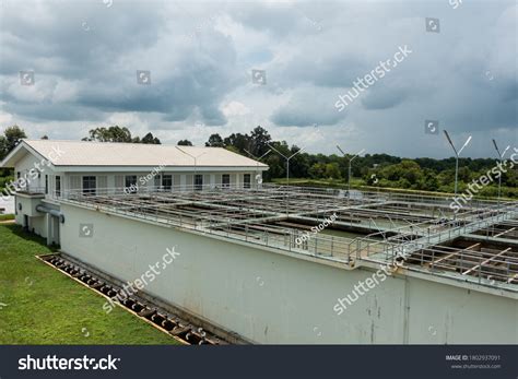 Sedimentation Tank Conventional Water Treatment Plant Stock Photo ...