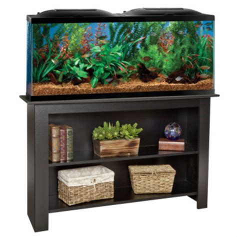 Marineland MARINELANDA 55 Gallon LED Hood Aquarium & Stand Ensemble ...