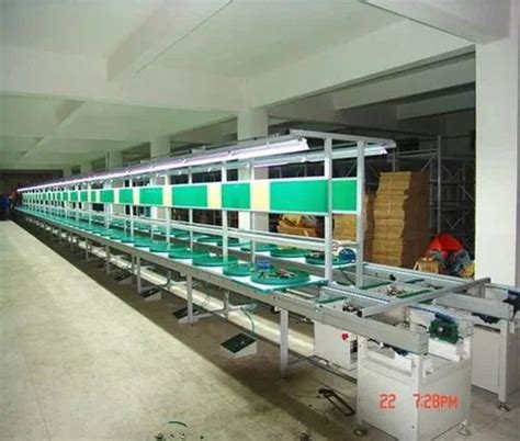 Assembly Line Belt Conveyor, For Pharma & Food Industries at best price ...