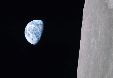 Earthrise From Moon Apollo