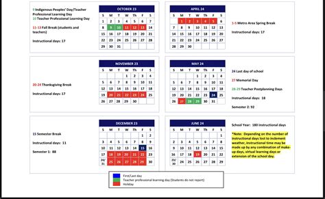 This is the Atlanta Public Schools calendar for 2023-2024 school year ...