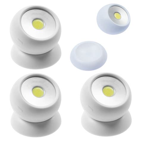 4x LED Lampe Unterbauleuchte Schrankleuchte Batteriebetrieben Schwenkbar 200lm | Sopomarkt24