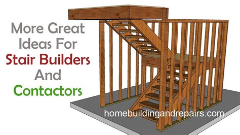 How To Support Landing When Building Stairs With Heavy Duty Stringers - Design And Framing Ideas ...