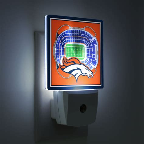 YouTheFan NFL Denver Broncos Stadium View Night Light | Wayfair