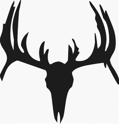 Deer Head Silhouette Vector Free at Vectorified.com | Collection of ...