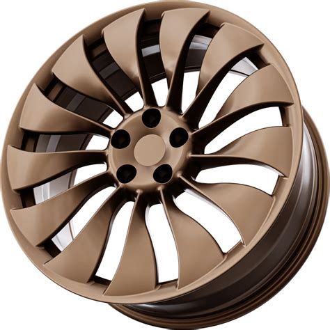 Tesla Model Y Wheels - 20in. ENTERPRISE Fully-Forged - Borealis Bronze – Zink Wheels