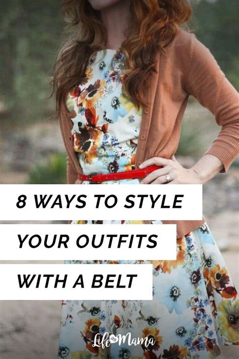 8 Ways To Style Your Outfits With A Belt | How to wear belts, How to wear cardigan, Outfits