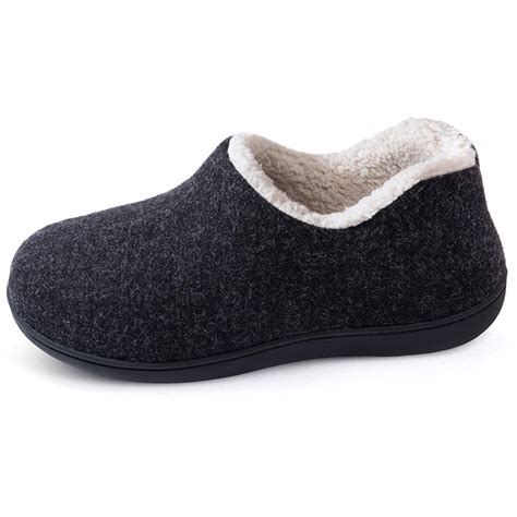 ULTRAIDEAS - Women's Cozy Memory Foam Closed Back Slippers with Warm ...