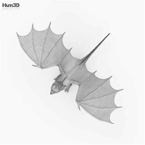 European Dragon 3D model - Download Mythological creatures on 3DModels.org