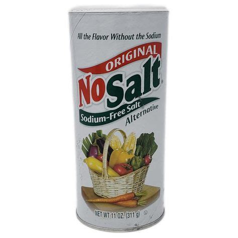 Original NoSalt Sodium-Free Salt Alternative- 11oz | Salt alternatives, Strawberry smoothie ...