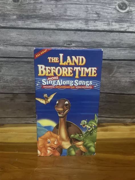 THE LAND BEFORE Time: More Sing-Along Songs (VHS, 1999) $15.19 - PicClick AU