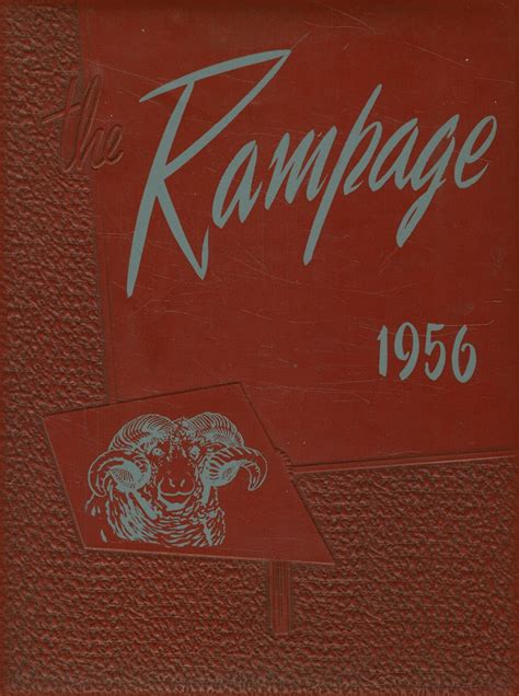 1956 yearbook from Humboldt High School from Humboldt, Tennessee