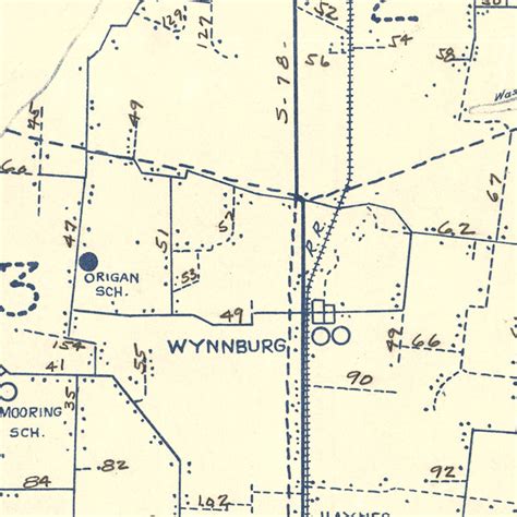 Vintage Map of Lake County, Tennessee 1930 by Ted's Vintage Art