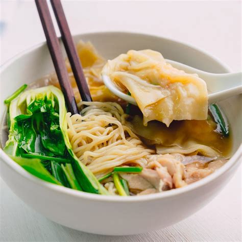 Wonton Chicken Noodle Soup - Marion's Kitchen