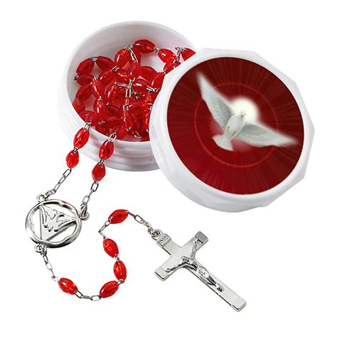 Wholesale Confirmation Rosary with Dove Case | DollarDays