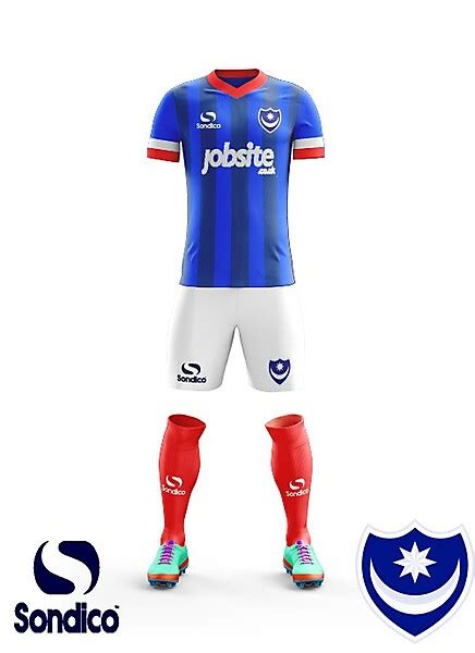 Portsmouth FC Home kit 2018