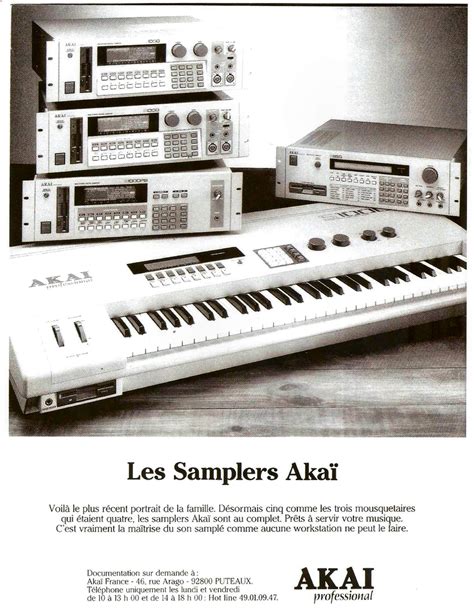 Akai S-Series Samplers Advertisement | Music production equipment, Synthesizer, Vintage electronics