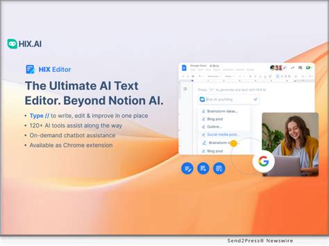 Next-Gen AI Text Editor, HIX Editor, Set to Transform the Creative Writing Process ...