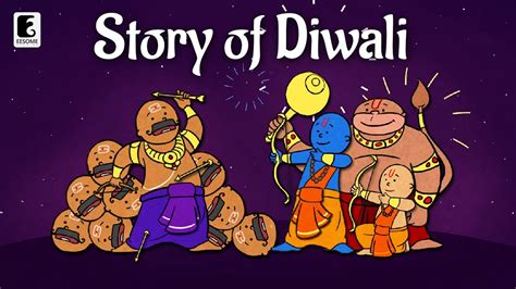 STORY OF DIWALI | WHY CELEBRATE DIWALI | KIDS ANIMATION | Indian ...