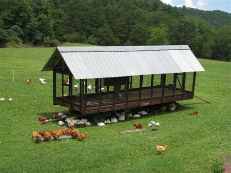 Portable freerange chicken tractor | Chicken tractor, Chicken enclosure, Chicken coop run