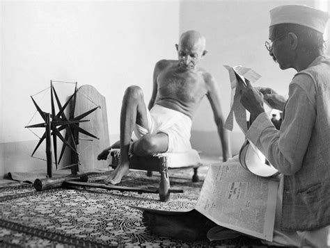 Gandhi and His Spinning Wheel: The Story Behind a Famous Photo