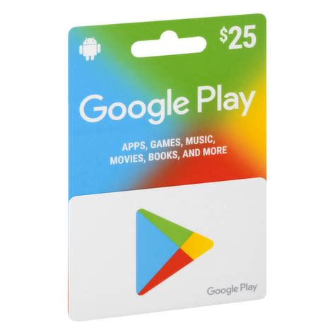 Google Play Gift Card, $25