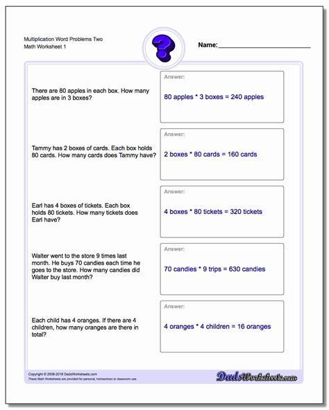 50 Algebra 2 Word Problems Worksheet