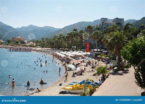 Marmaris, Turkey, June 6, 2019: Marmaris Bay Landscape from Icmeler ...