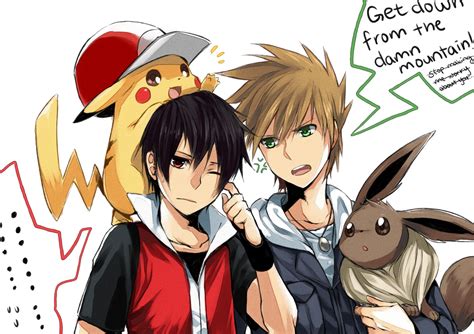 Red And Blue Pokemon Characters