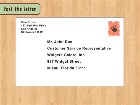 Formal Letter Format Envelope - Leah Beachum's Template