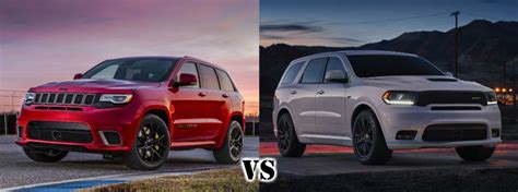 2018 Jeep Grand Cherokee Trackhawk vs 2018 Dodge Durango SRT Austin TX ...