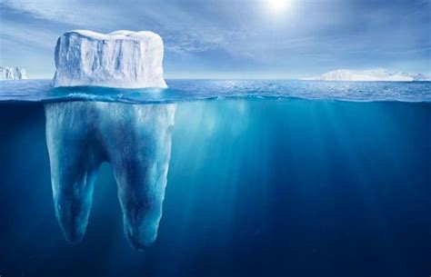 Tooth iceberg | Dental art, Dental advertising, Surreal photos