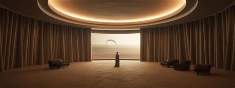 Premium Photo | Dune room wall denis villeneuve style cinematic scene ...