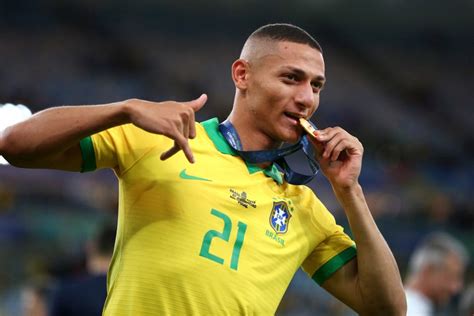 Richarlison dedicates Copa America Brazil goal to great-grandmother, but Everton man forgets her ...