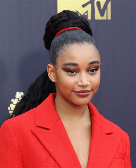 AMANDLA STENBERG at 2018 MTV Movie and TV Awards in Santa Monica 06/16/2018 - HawtCelebs