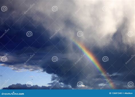 Rainbow In The Sky Stock Photo - Image: 13681340