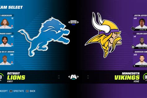 Video: Detroit Lions vs. Minnesota Vikings Madden 23 simulation - Pride Of Detroit