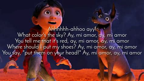 Un Poco Loco Lyrics - Coco Movie. - YouTube