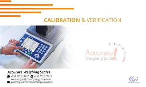 WEIGHING CALIBRATION AND VERIFICATION – Accurate Weighing Scales (U) Ltd